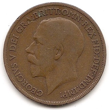  Großbritannien 1 Penny 1919 #176   