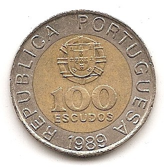  Portugal 100 Escudo 1989 #98   