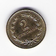  El Salvador 2 Centavos Me 1974 Schön Nr.19   