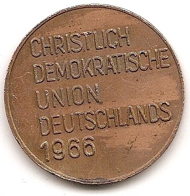  Ludwig Erhard 1966  ca 30mm #129   