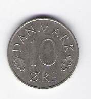  Dänemark 10 Öre 1976 K-N  Schön Nr.78   