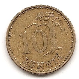 Finnland 10 Pennia 1963 #237   