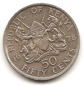  Kenia 50 Cents 1978 #149   
