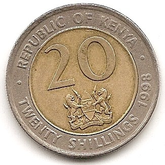  Kenia 20 Schilling 1998 #149   