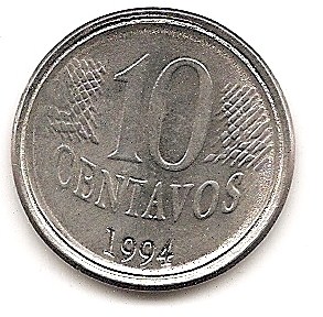 Brasilien 10 Centavos 1994  #200   