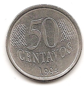  Brasilien 50 Centavos 1994 #59   