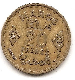  Morokko 20 Francs 1971 #113   