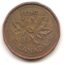 Canada 1 Cent 1983 #193   