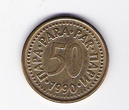  50 Para N-Me 1990     Schön Nr.136   