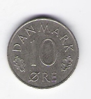  Dänemark 10 Öre 1973 K-N  Schön Nr.78   
