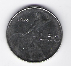  Italien 50 Lire 1979 St Schön Nr.95 (D5/8)   