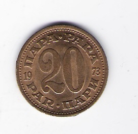  20 Para 1973 Me      Schön Nr.41   