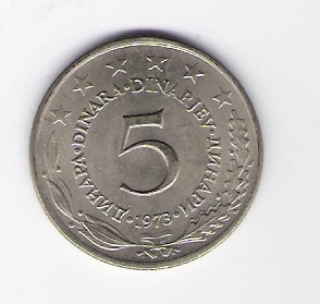  5 Dinara K-N-Zk 1973         Schön Nr.56   