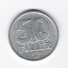  Ungarn 50 Filler Al 1988   Schön Nr.76 (D2/114)   