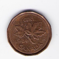  Kanada 1 Cent 1986 Bro  Schön Nr.59   