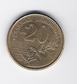  Griechenland 20 Drachmes 1992 K-N  SchönNr.96   