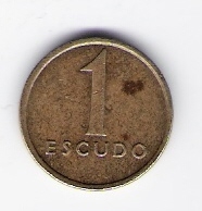  Portugal 1 Escudo 1983 N-Me    Schön Nr.69   