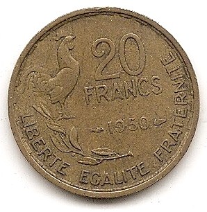  Frankreich 20 Francs 1950 #217   