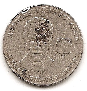  Ecuador 25 Centavos 2000 #234   
