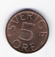  Schweden 5 Öre 1979 Bro schön Nr.70   