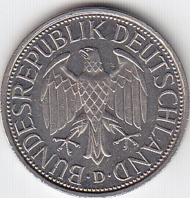  Deutschland 1 DM 1987 D vz seltener   
