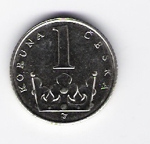  Tschechien 1 Koruna St,N galvanisiert 1995 Schön Nr.175 (D8/185   