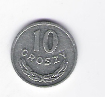  Polen 10 Groszy  Al 1978  Schön Nr.39   