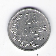  Luxemburg 25 Centimes 1970 Al  Schön Nr.30 (D7/290 )   