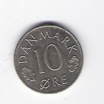  Dänemark 10 Öre 1982 K-N   Schön Nr.78 (D1/153)   