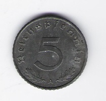  5 Pfennig 1942 A Zink   Jäger Nr.370   