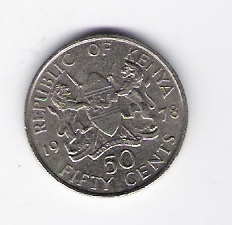  Kenia 50 Cents K-N 1978 Schön Nr.13 (D3/140)   