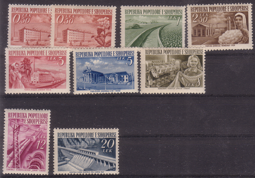  Albanien Mi 525-532 **   