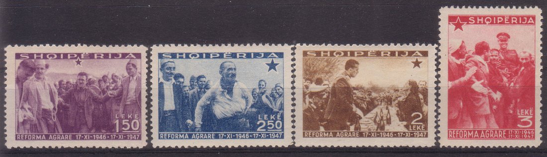  Albanien Mi 433-436 **   