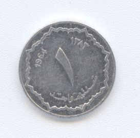  - Algerien 1 Centime 1964 -   