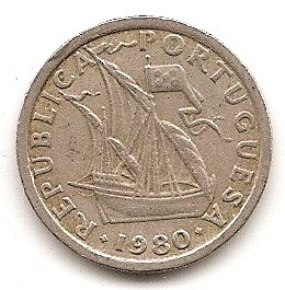  Portugal 2,50 Escudo 1980 #97   