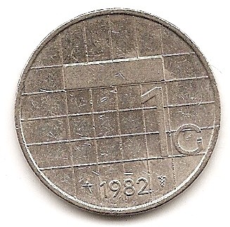  Niederlande 1 Gulden 1982 #113   