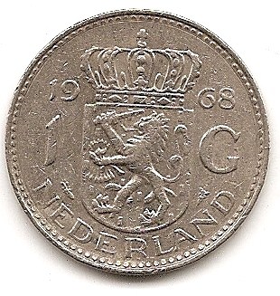  Niederlande 1 Gulden 1968 #114   