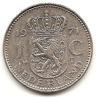  Niederlande 1 Gulden 1971 #113   