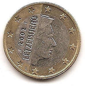  Luxemburg 1 Euro 2002 #4   