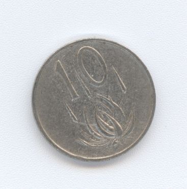  - Südafrika 10 Cents 1974 -   