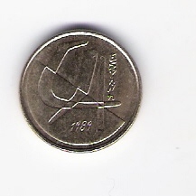  Spanien 5 Pesetas Al-N-Bro 1989   Schön Nr.63   