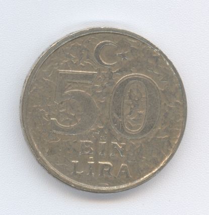  - Türkei 50000 Lira 1999 -   