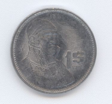  - Mexiko 1 Peso 1985 -   