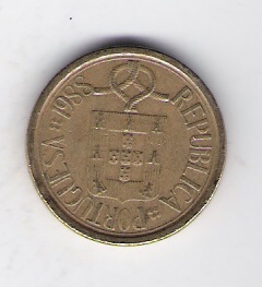  Portugal 10 Escudos N-Me 1988   Schön Nr.93   