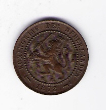  Niederlande 1 Cent Bro 1878   