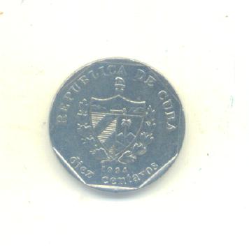  10 Cent Convertible Pesos Kuba 1994 (G 1529)   