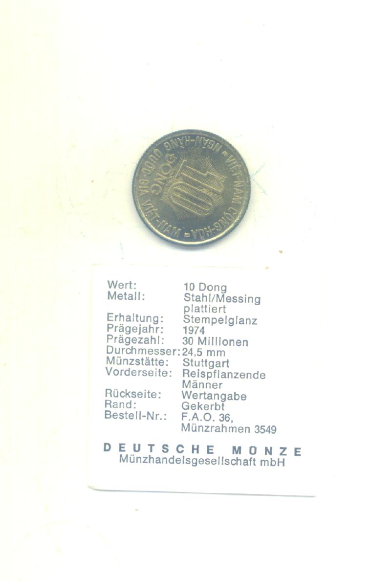  10 Dong Südvietnam 1974(FAO)(G1483)   