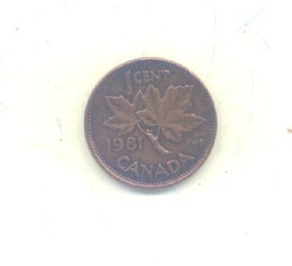  1 Cent Canada 1981(g1489)   