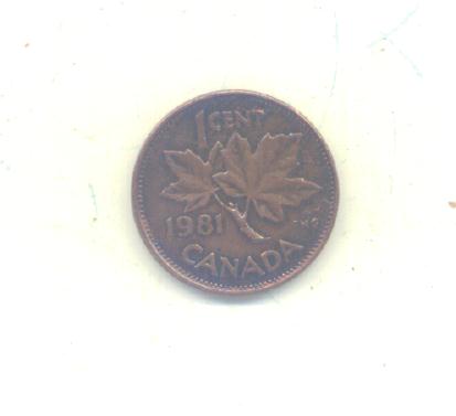 1 Cent Canada 1981(g1489)