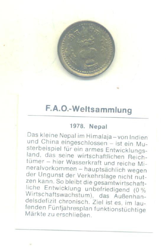  10 Paise Nepal 1978(FAO)(g1474)   